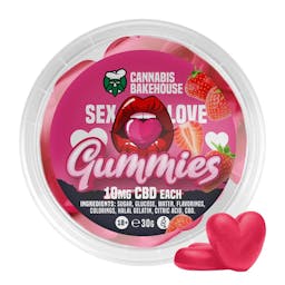 CBD Sex/Love Gummies - Strawberry (30g)
