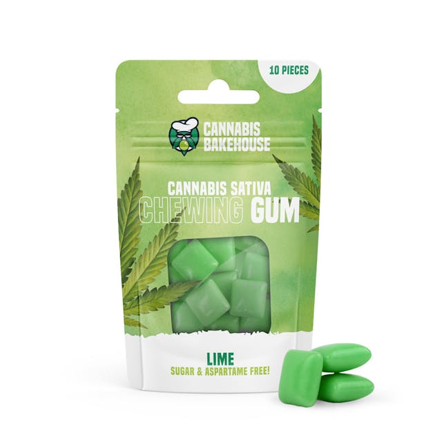  Cannabis Chewing Gum - Lime (Display 15x) - 2+1 free!