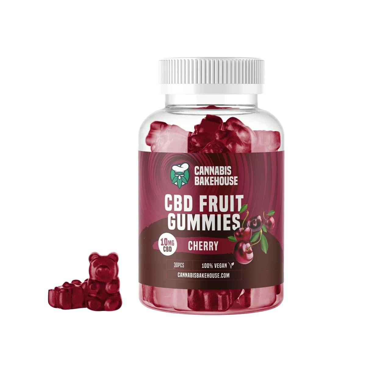 CBD Gummies Bears - Cherry (30 pcs)