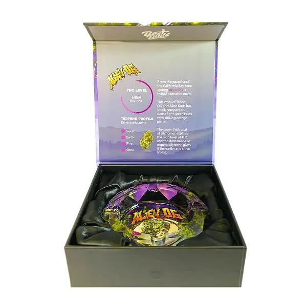 Crystal Ashtray with Giftbox - Alien OG