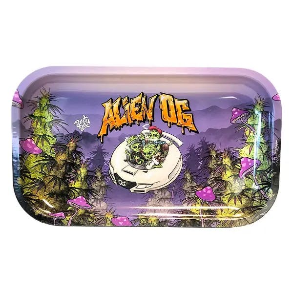 Alien OG Metal Rolling Tray - Long