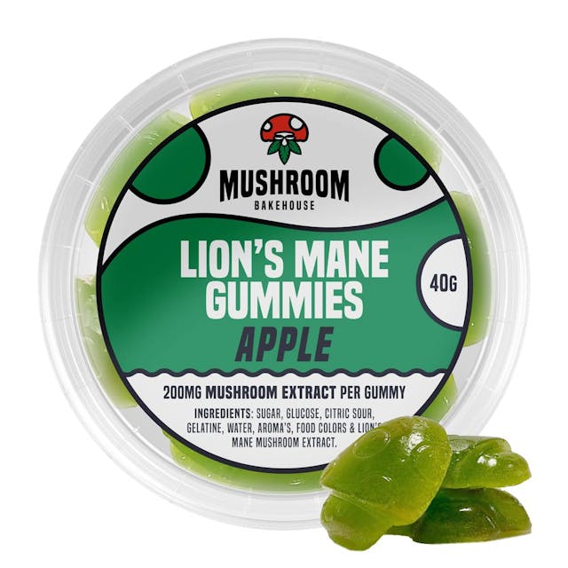 Lion's Mane Mushroom Gummies - Apple