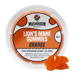 Lion's Mane Mushroom Gummies - Orange