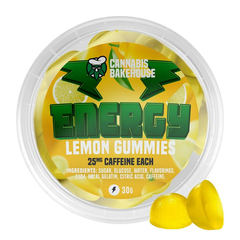 Caffeine Energy Gummies - Lemon (30g)
