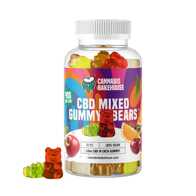 CBD Mixed Fruit Gummies Bears (60 pcs)
