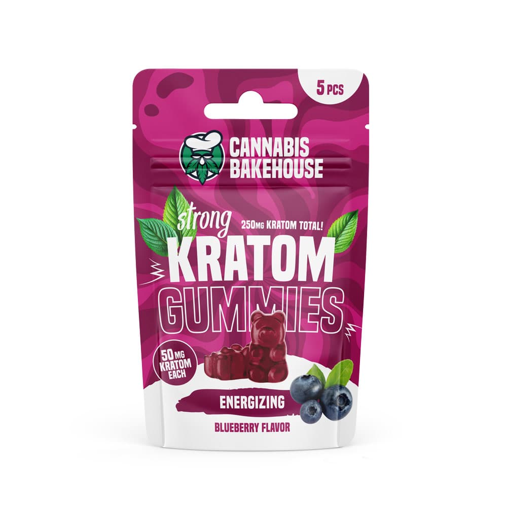 Kratom Gummies | Blueberry Bears (5 pcs)