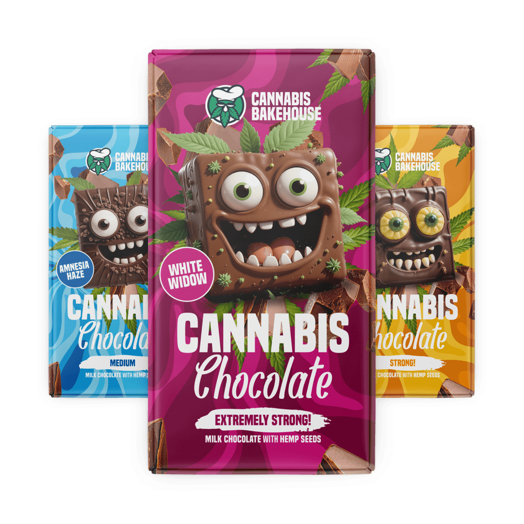 Cannabis Chocolate Bars (Display 15x)