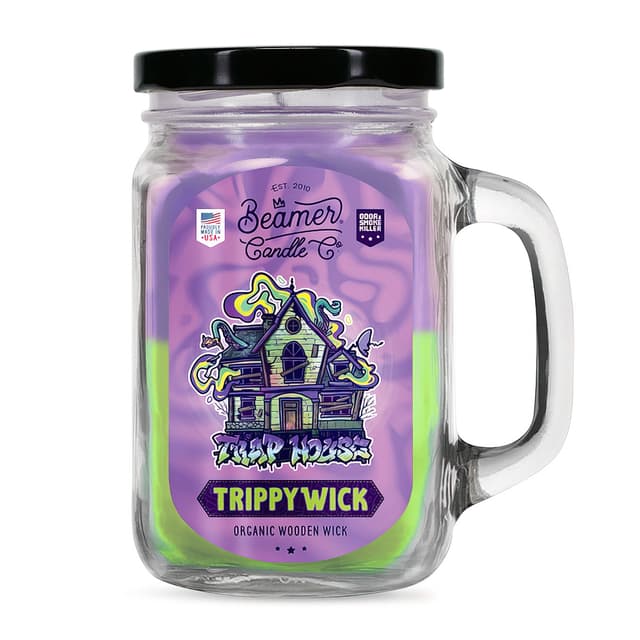 Large Scented Candle – Trippy Wick