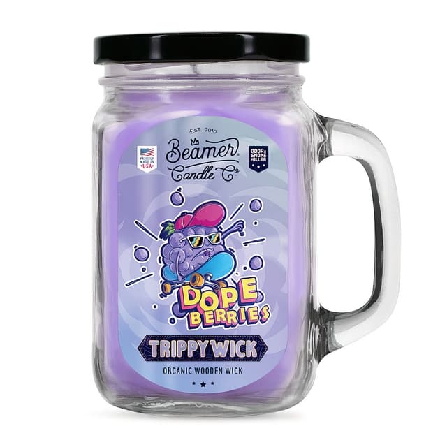 Large Scented Candle – Trippy Wick