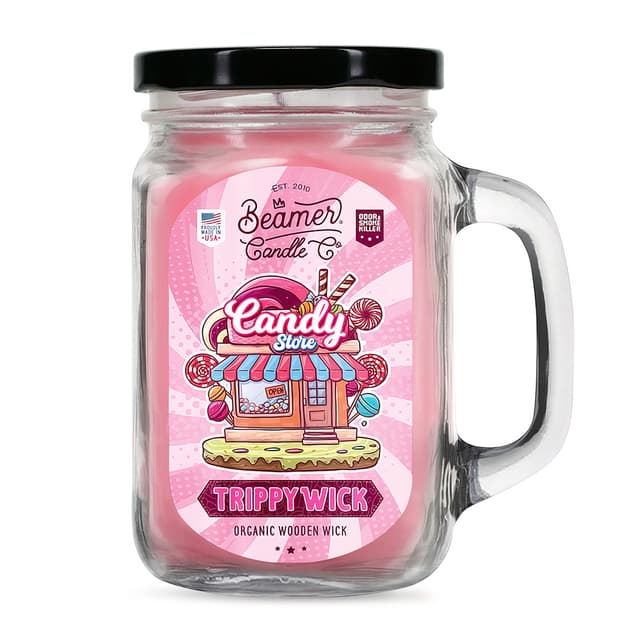 Large Scented Candle – Trippy Wick