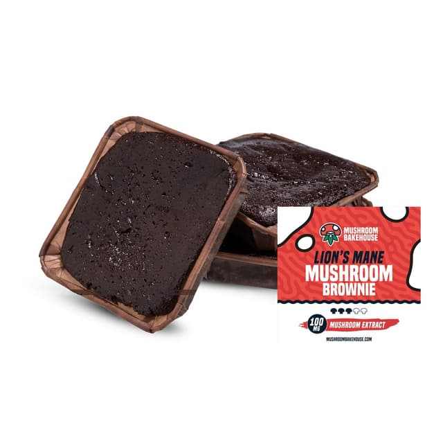 Lion’s Mane Mushroom Brownies