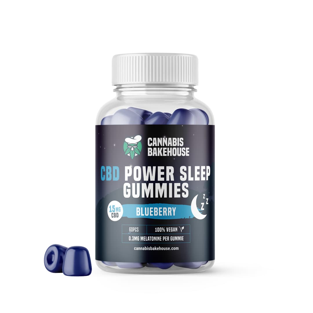 CBD Power Sleep Gummies - Blueberry (60 pcs)