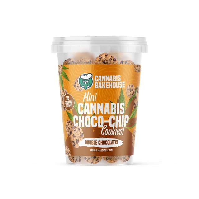 Cannabis Mini Choco-Chip Cookies (30 pcs)
