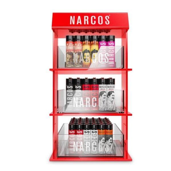 Lighters Display With 3 Sets of Lighters (3x30)