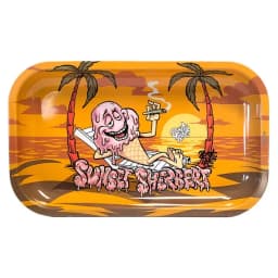 Sunset Sherbert Metal Rolling Tray - Long