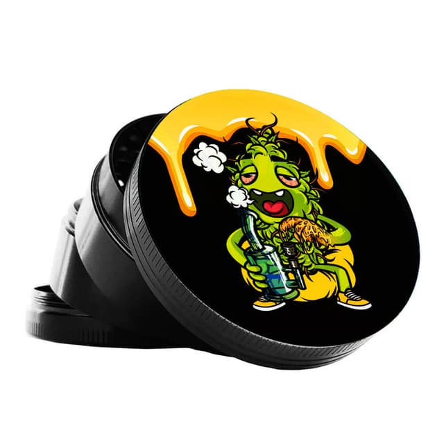 Metal Grinder Dab-All-Day 4 Parts – 50mm (Display 12x)