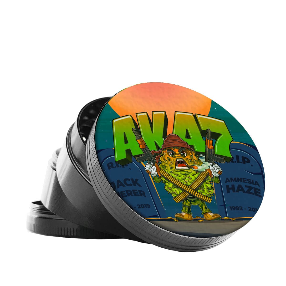Metal Grinder AK47 4 Parts – 50mm (Display 12x)