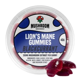 Lion's Mane Mushroom Gummies - Blackcurrant