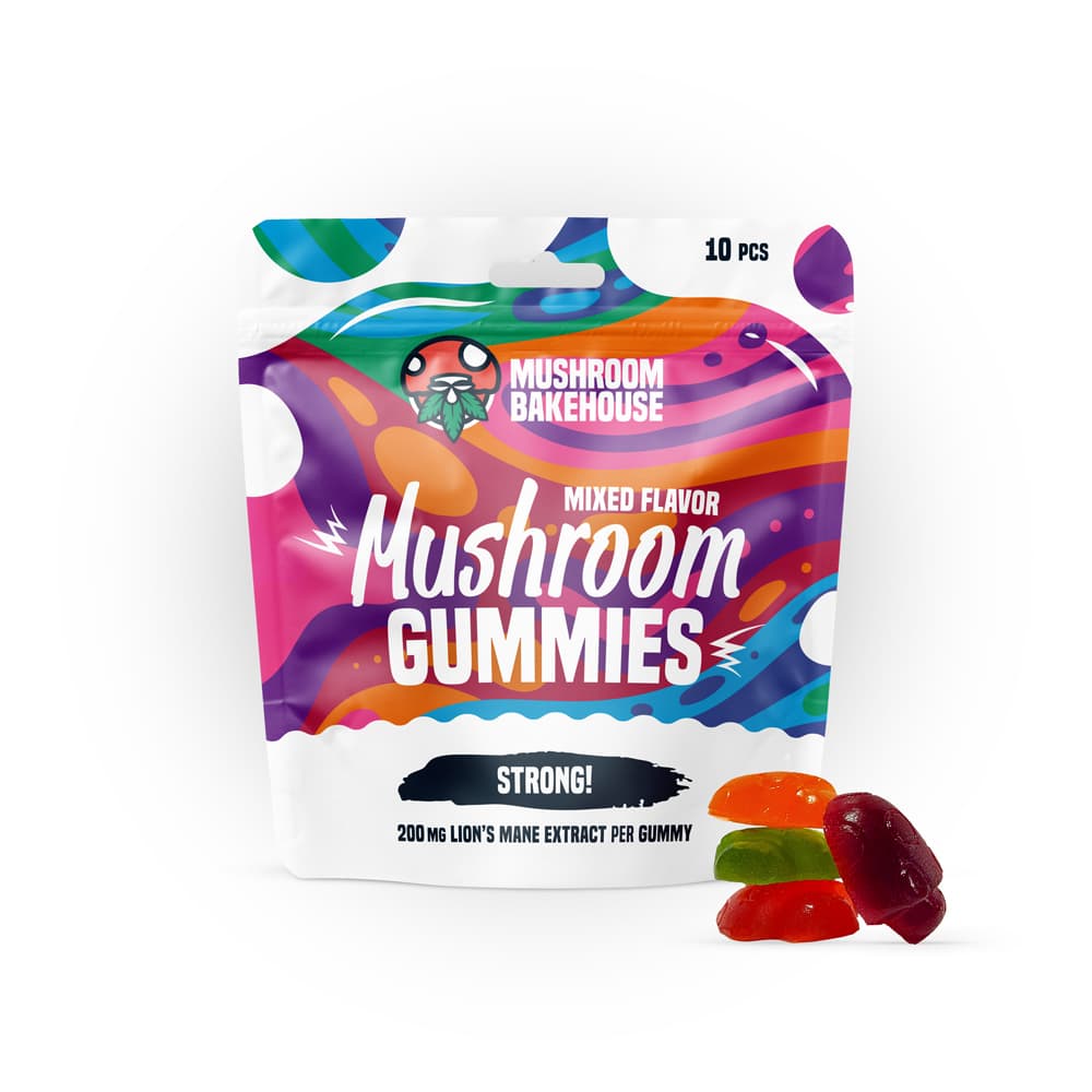 Lion's Mane Mushroom Gummies - Mixed - Pouch