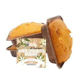 White Chocolate Cannabis Brownie