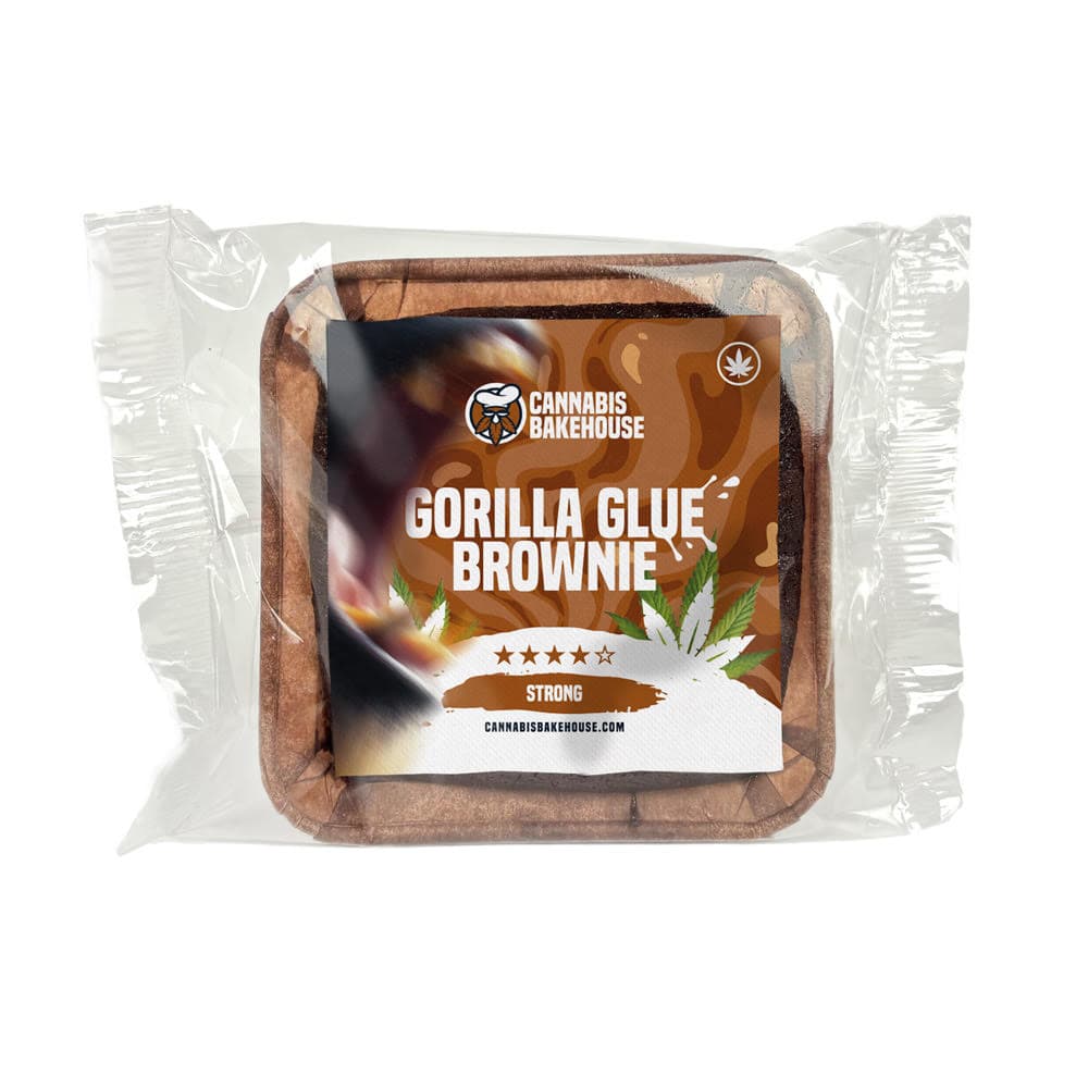 Gorilla Glue Cannabis Brownie
