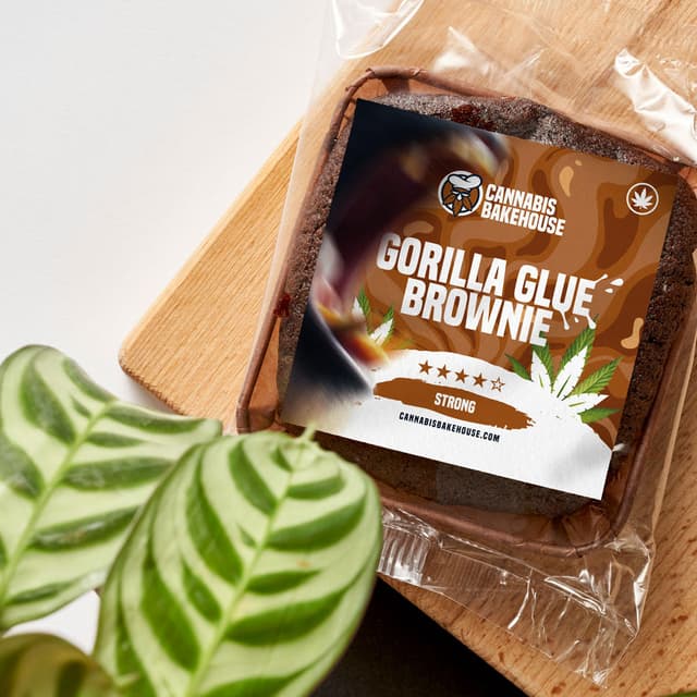 Gorilla Glue Cannabis Brownie