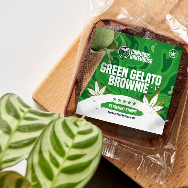 Green Gelato Cannabis Brownie