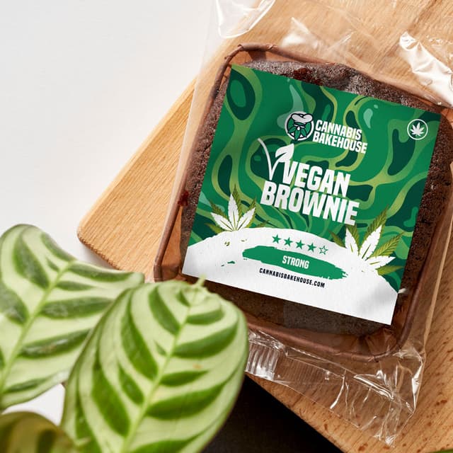 Vegan Cannabis Brownie