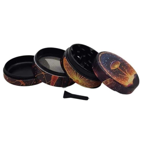Aluminum grinder 4-Piece 55MM | Magic mushroom 1