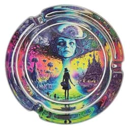 Ashtray Round Glas 10cm | Wonderland 1
