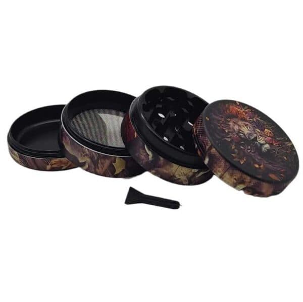 Aluminum Grinder 4-piece 55MM | Lion 1