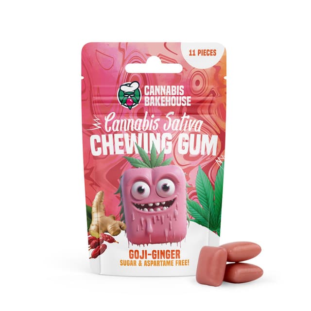 Cannabis Chewing Gum - Goji-Ginger (Display 15x)