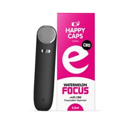 CBD Focus Vaporizer – Watermelon Flavor – 0.5ml (Display 5x)
