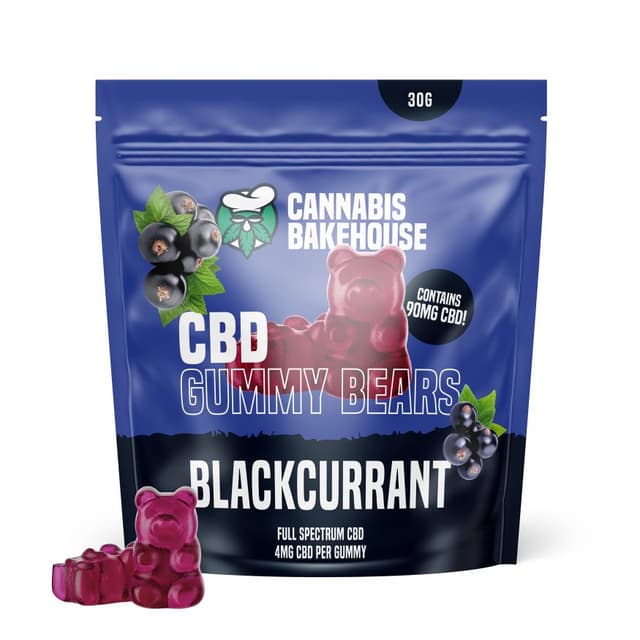 CBD Gummies | Bears - Blackcurrant (Display 10x)