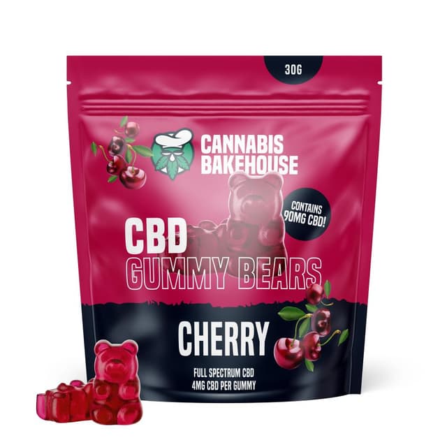 CBD Gummies | Bears - Cherry (Display 10x)