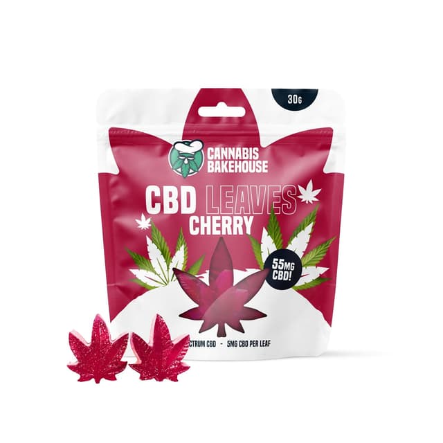 CBD Leaves | Gummies - Cherry (Display 10x)