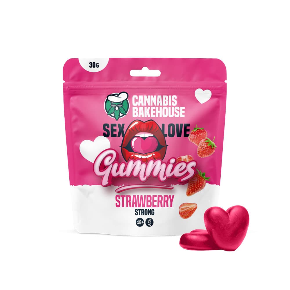 Ashwagandha Sex/Love Gummies - Strawberry (30g)