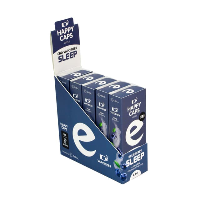 CBD Sleep Vaporizer – Blueberry Flavor – 0.5ml (Display 5x)