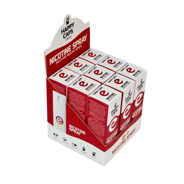 Nicotine Mouth Spray (10ml) – Passionfruit Flavor (Display 9x)