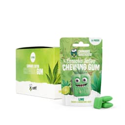 Cannabis Chewing Gum - Lime (Display 15x)