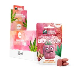 Cannabis Chewing Gum - Goji-Ginger (Display 15x)