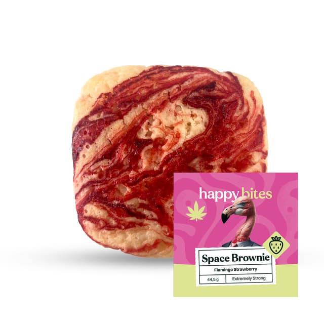 Space Brownie - Strawberry Flamingo (HHC)